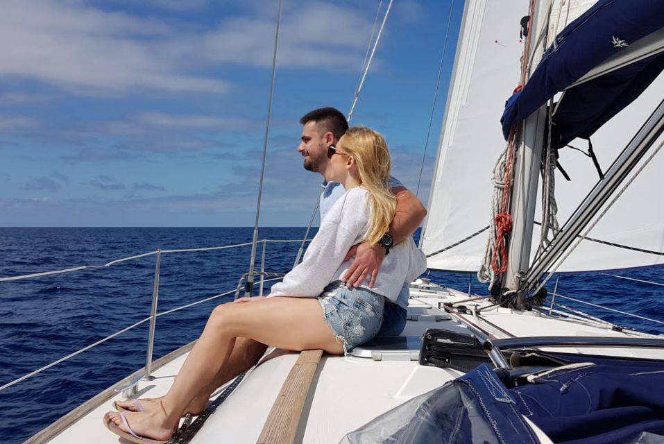 From Puerto de Mogán: Sailboat Trip with Food and Drinks - Small-Group Sailing from Puerto de Mogán (and Why 8 Seats Matter)