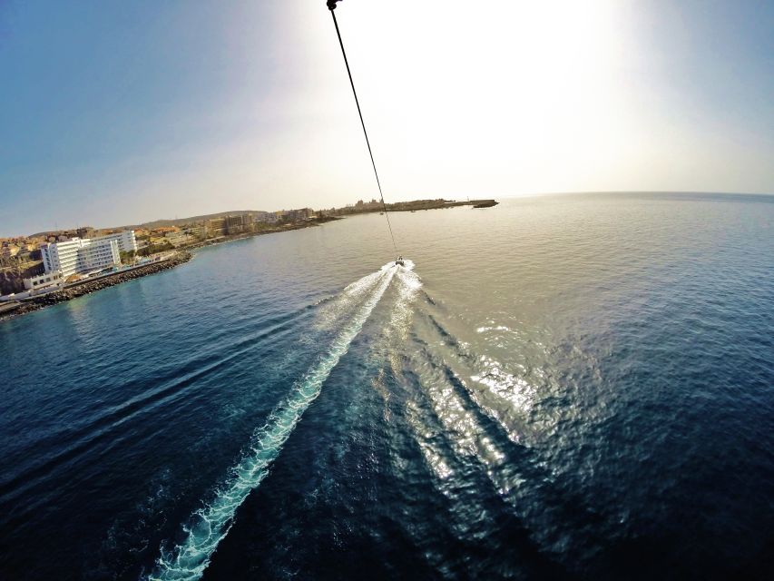 Gran Canaria: 1 to 3 Person Parasail over Anfi Beach - The speedboat portion: the lead-in you’ll actually feel