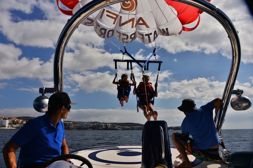 Gran Canaria: 1 to 3 Person Parasail over Anfi Beach - Photographer included: how to plan for extra costs