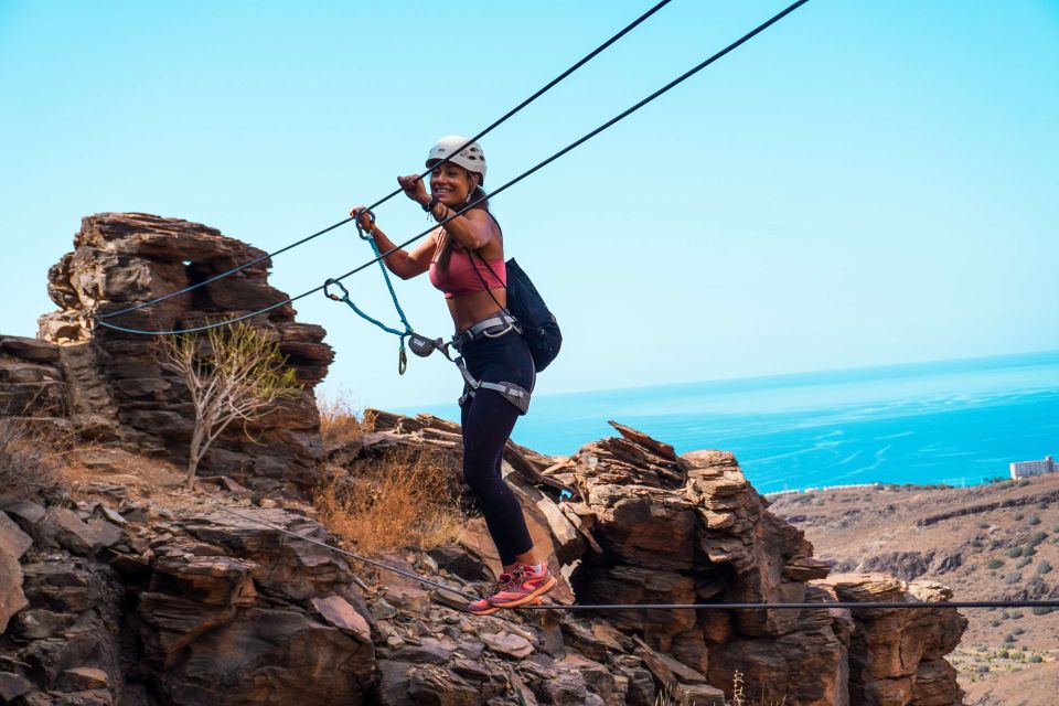 Gran Canaria: Guided Via Ferrata Excursion - Meeting at Bahía Feliz and Parking Actividad YUKAN: Don’t Stress the Start