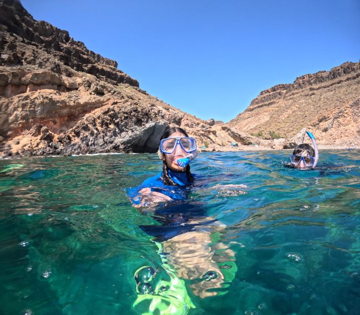Gran Canaria: Snorkel tour with boat on the west coast - RIB Ride From Puerto de Mogán: West Coast Views You Can Actually Use