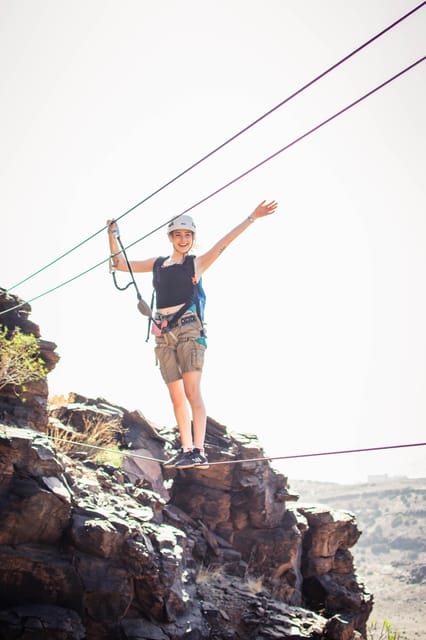 Gran Canaria : Vía Ferrata "Amor & Odio" - Medium level - Meeting at Bahia Feliz and timing your day (4 hours in total)