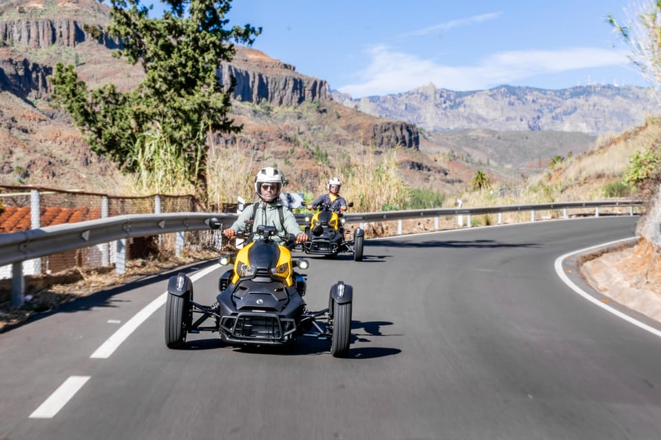 Maspalomas: Ryker Moto Tour to Fataga (Mountain buggy) - The Ryker induction: how Adrian sets you up to feel confident