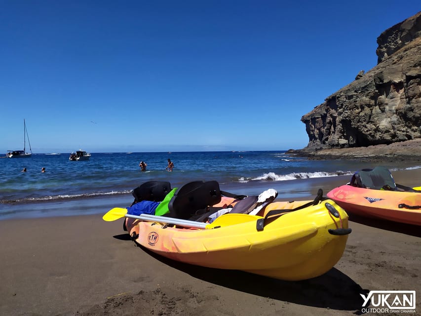 Mogán: Guided Kayak to Caves and Snorkeling Tour - Taurito to the Cliffs: Golden Sand Start, Then Immediate Scenery