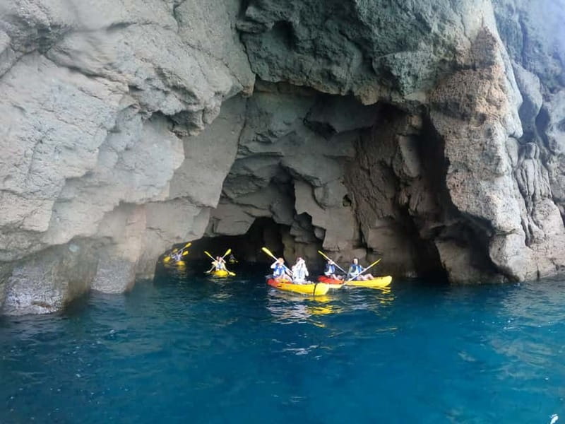 Puerto Mogán: Guided Adventure Kayak Tour in Caves & Snorkel - Taurito Meeting Point: Where the Adventure Starts
