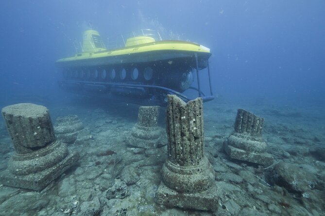 SUBMARINE ADVENTURE - Submarine Excursion in Puerto de Mogán - Group size and comfort: 44 passengers, two crew, and the cabin reality
