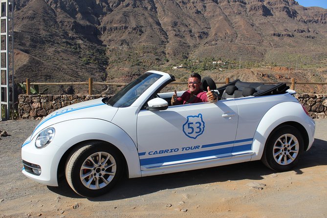 Vw Beetle Convertible Island tour Discover the island on a different way - Mirador El Guriete: 10 minutes that give you the big mountain picture